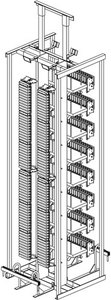 Главный кросс HVt COM 80-2  4 рядный, PROFIL 6971 1 025-00