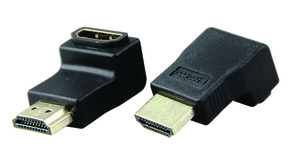 ПЕРЕХОДНИК Jack HDMI - Plug HDMI, угловой REXANT