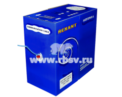 Кабель FTP 4PR 23AWG CAT6 305м REXANT