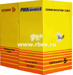 Кабель UTP 4PR 24AWG CAT5e OUTDOOR, 305м LT PROCONNECT