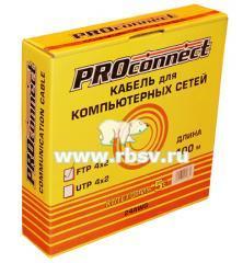 Кабель FTP 4PR 24AWG CAT5e 305м LT (PB) PROCONNECT